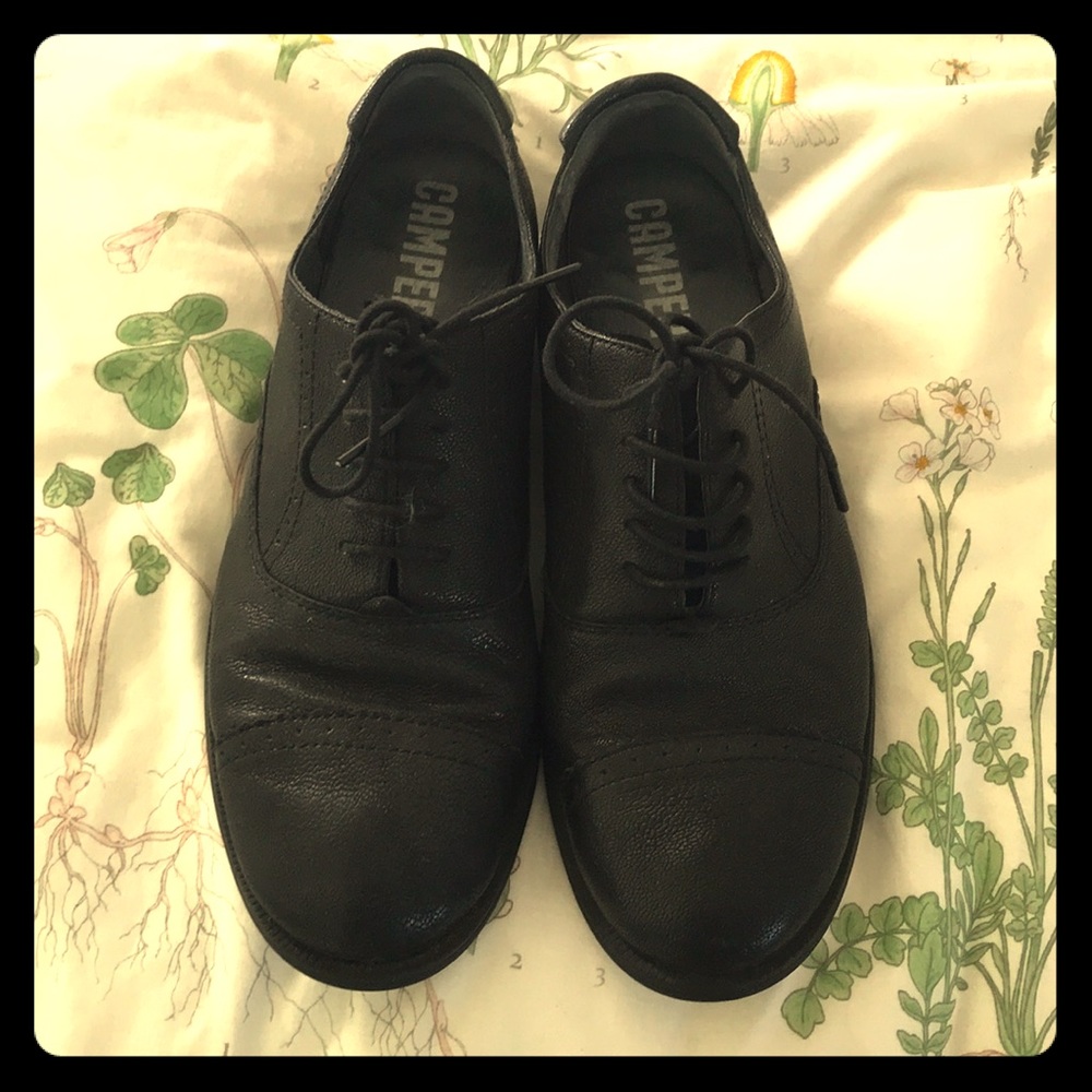 Camper black Oxford shoes w details - Size 39